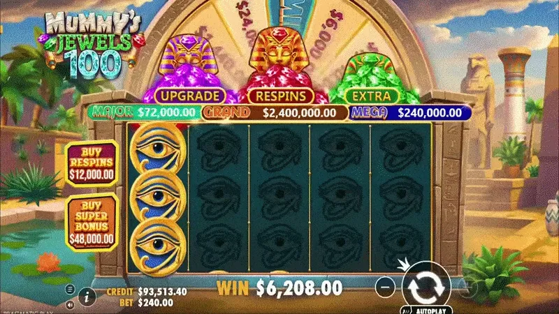 Mummy's Jewels 100